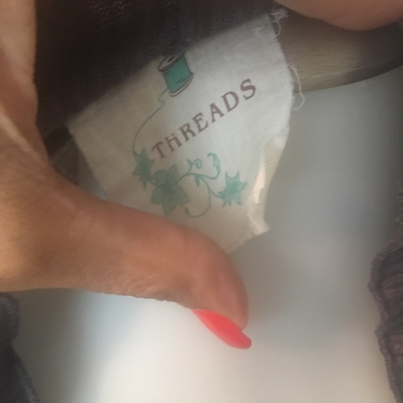 Threads Women’s Lightweight Gray Open Cardigan - Picture 7 of 7